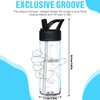 OLDLEY 20 kids Water Bottle with Straw,Tritan BPA-Free,Leak-Proof Design for