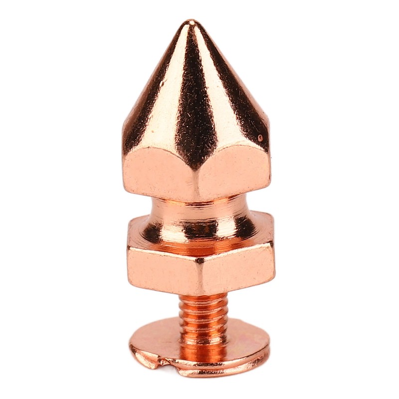 100 Sets Spiked Cone Spike Stud Rose Gold High Hardness