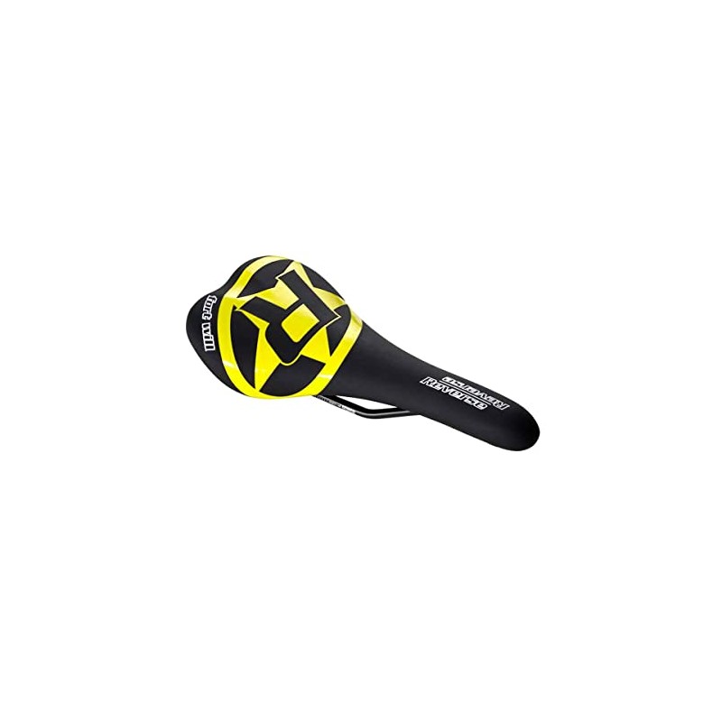 Reverse Fort Will CroMo Style MTB Bicycle Saddle Black/Yellow