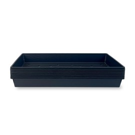 Living Whole Foods 10 Plant Growing Trays (No Drain Holes) - 20" x 10" - Perfect Garden Seed Starter Grow Trays: for Seedlings, Indoor Gardening, Growing Microgreens, Wheatgrass & More - Soil or Hydroponic