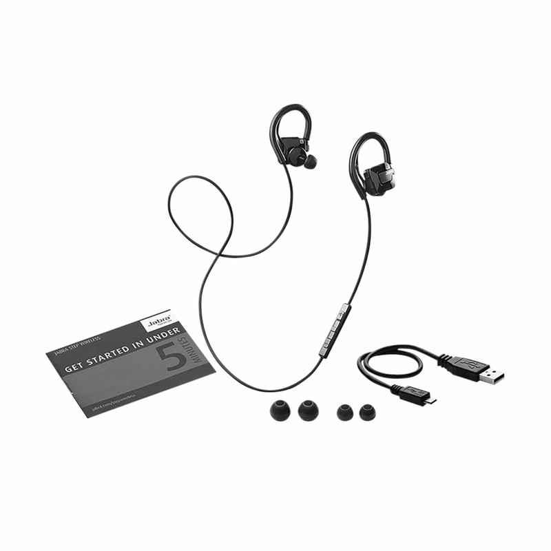 Earbud (In Ear) Jabra Step Bluetooth Wireless Stereo Headset Black