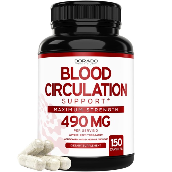 Blood Circulation Supplements (150 Count) Leg Circulation with Diosmin -