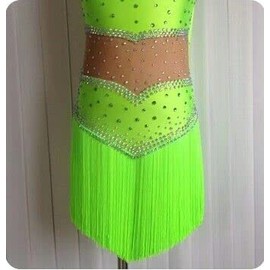 YYCRAFT 10 Yards 6 Inch Wide Tassel Curtain Fringe Trim by The Yard for DIY Sewing Crafts Clothing Curtains Decoration-Neon Green