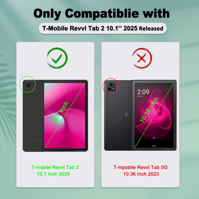 Caweet Case for T-Mobile Revvl Tab 2 10.1 Inch 2025