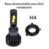 Focos Led Para Auto Kit 11,000lm Faros Luces Carro Luz