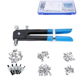 FreeTec 86pcs Heavy Duty Blind Rivet Nut Tool Thread Hand Riveter