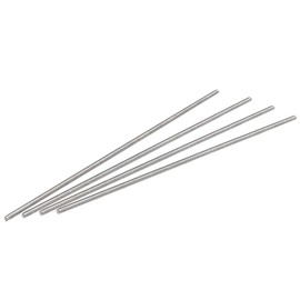 sourcing map 4Pcs M4 x 200mm Fully Threaded Rod 304 Stainless Steel Right Hand Threads