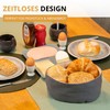 Westmark Brottasche Oval – Stoff-Brotkorb für Brot, Brötchen, Gebäck &