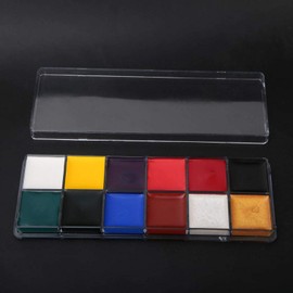 Tasteless Face Paint, Oil Painting, for Outdoor Carnival Party(12 Colors Oil Paint)