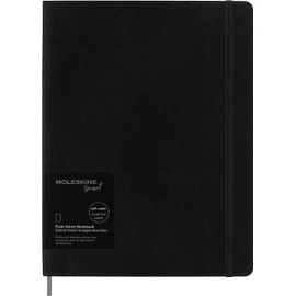 Moleskine Smart Notebook, Smart Writing System, Digital Smart Notebook with Soft Cover, Blank Pages and Practical Elastic Closure, XL Format 19 x 25, Colour: Black