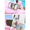 1Pcs Summer Beach Handbag Large Clear PVC Handy Toiletry Shoulder