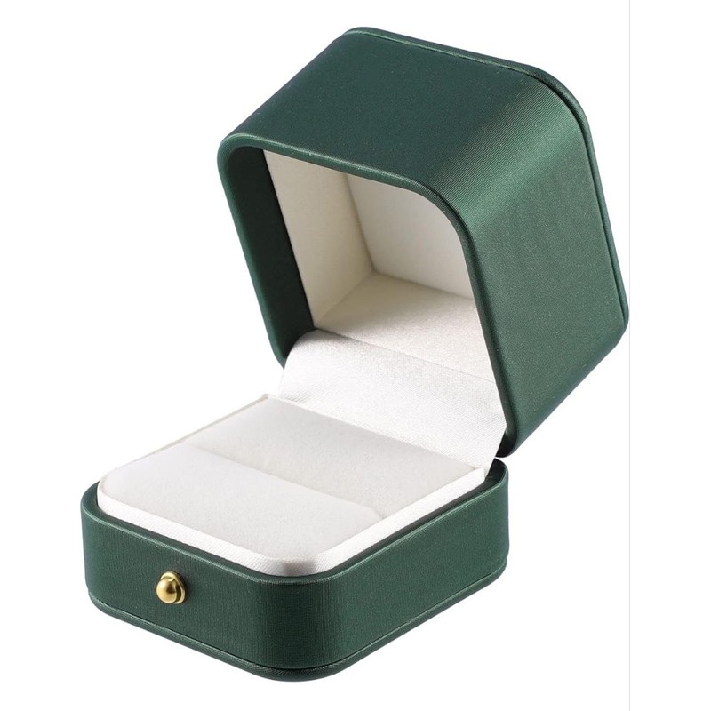 Caja de anillo de compromiso - Promesa, Regalo, Alajero Elaborado