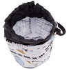 Ceramic Indigo Plastic Bottle Holder, Music Cat, Size (W x