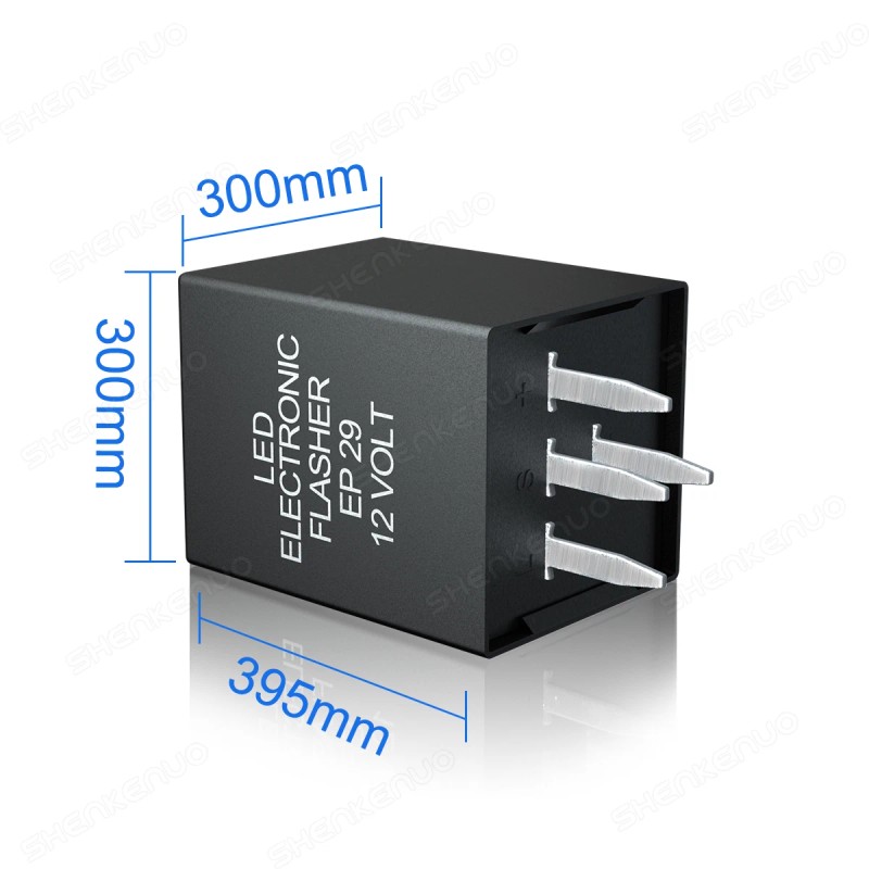 SHENKENUO 4-Pin EP29N LED Flasher Relay Fix Hyper Flash Turn