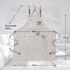 Work Apron with Pockets,Unisex Apron with Adjustable Belt and Waterproof