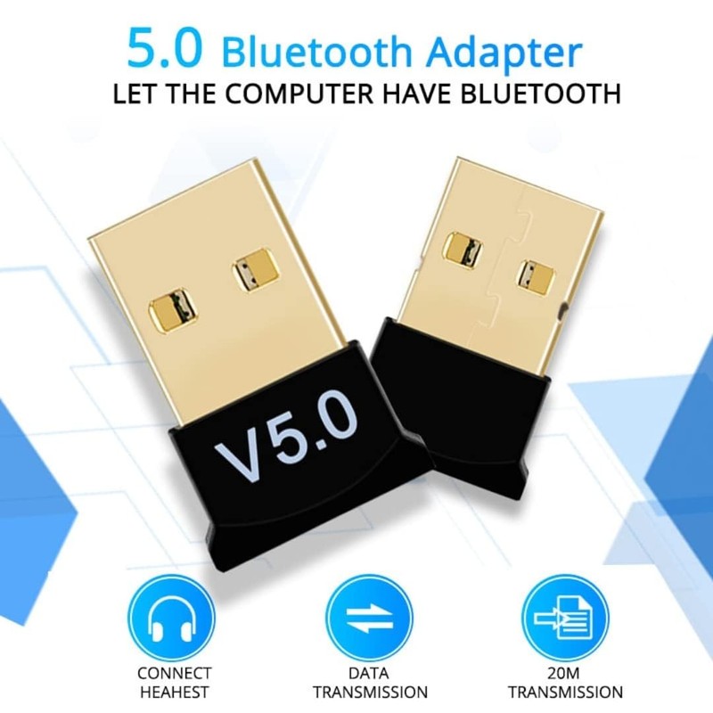 Nano USB Bluetooth 5.0 Dongle Adapter for Long Range Bluetooth