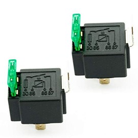 SING F LTD 2X 30A 12V DC Car Truck Van On/Off Changeover Switch Fused 4 Pin Relay