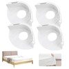 JJIW Bed sheet fastener, bed sheet holder with closure straps,