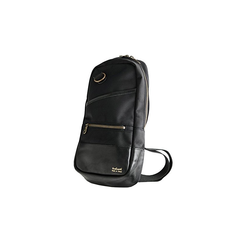 EndMark Made In Tokyo Men’s Genuine Leather Sling Backpack That