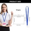 Waterproof Transparent Card Holder with Strap, PVC Horizontal ID Case