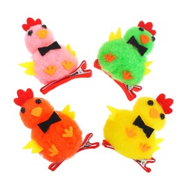 WOONEKY Easter Chick Clip Set Chicks Hair Clips for Kids Girls Decorative Party Accessory