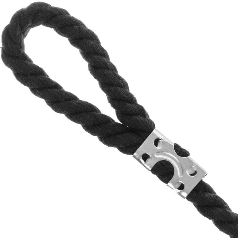 ZYAMY 10PCS Heavy Duty Double Rope Clamp Galvanized Twisted Metal