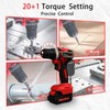 Brushless Cordless Drill Set,12V Power Drill Set with Battery and