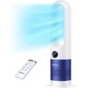 Senmeo Bladeless Fan, 26" Bladeless Tower Fan with Remote, 8