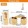 10mm Hidden Brass Barrel Hinges 180 Degree Opening Angle Cabinet