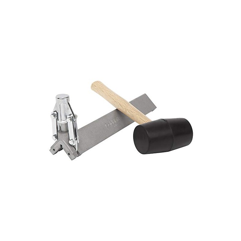 Goldblatt G15813 Corner Clincher and Mallet,Black