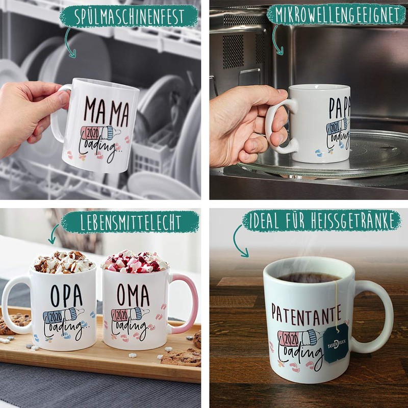 Babynews cups with loading bar.