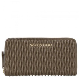 VALENTINO Frequency Re Zip Around Wallet Taupe, taupe