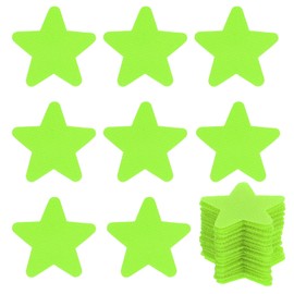 PATIKIL 1.6" Carpet Spot Markers, 35Pcs Star Floor Dots Markers Carpet Spots for Teacher Classroom Decoration Elementary Preschool Supplies, Green