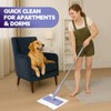 ClicLak Sweeper Mop, Instantly Attach & Remove Cloth Touch-Free, Compatible