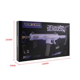 WORKER Seagull Stefan Half Dart Blaster, Short Dart Seriers Outdoor Sport Toys for Teenagers Color Pink