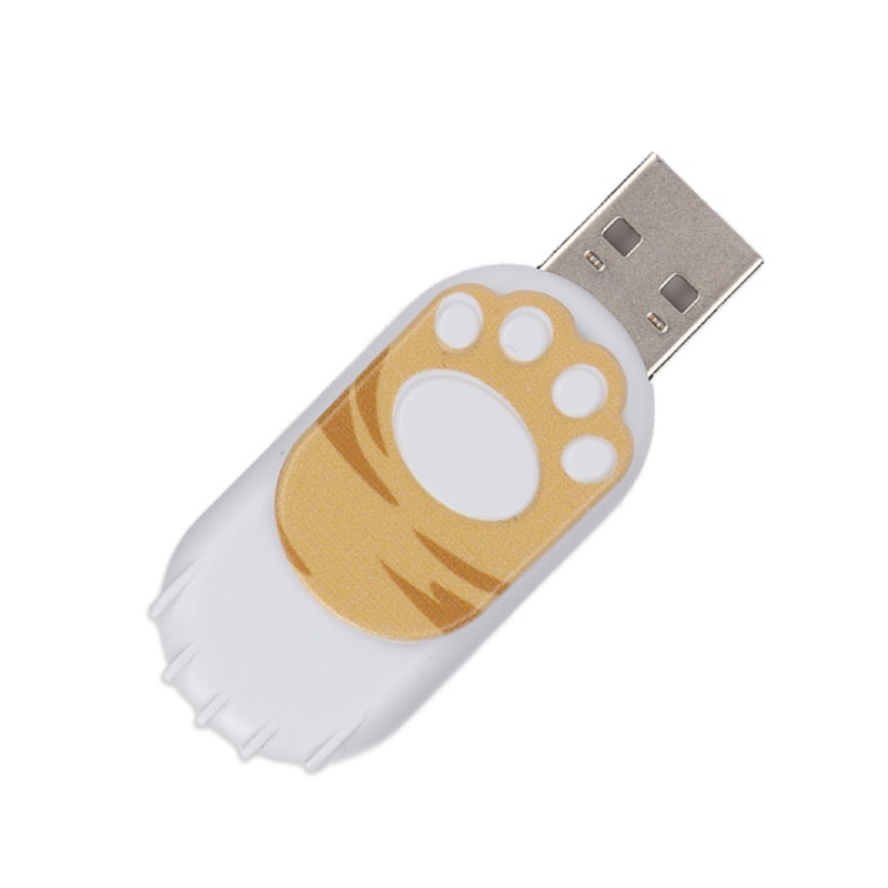 Flash Drive Cat Paw Shape Portable U Disk Large Storage