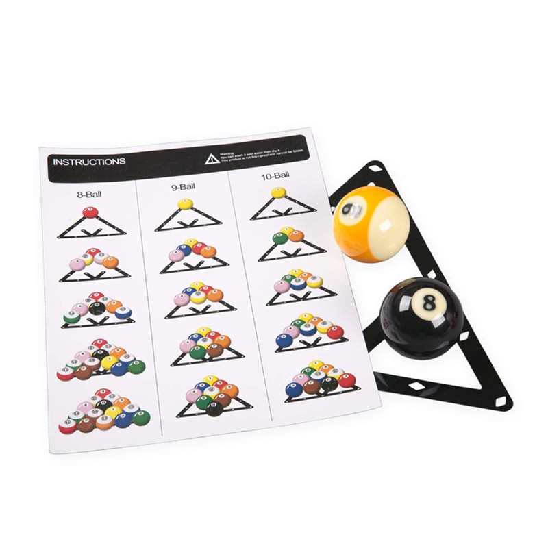ITROLLE Magic Ball Rack 6PCS Billiard Triangle Magic Rack Sheet