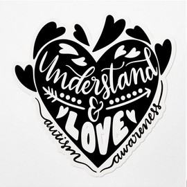 Decal Stickers of Understand and Love Premium Indoor (No Waterproof) Vinyl Decal Stickers for Laptop Phone Accessory Helmet Car Window Mug Tuber Cup Door Wall Decoration - USCVER3c58551BL0124