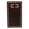 M&F Western Nocona Rodeo Wallet Southwestern Inlay & Lace Brown