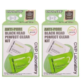 CNP 차앤박 CNP 안티포어 블랙헤드 퍼펙트 클리어 키트3+2 x 2박스(총10회분) 코팩 올영 Cha N Park CNP Anti-Pore Blackhead Perfect Clear Kit 3+2 x 2 boxes (total 10 times) Nose Pack All Young