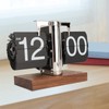 Digital Flip Down Clock Retro Automatic Turning Battery Operated Mechanical