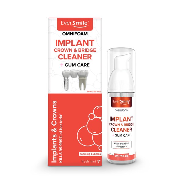 Eversmile OmniFoam Dental Cleaner – Cleaning Foam for Implants, Crowns,
