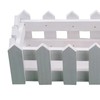 Wooden Picket Fence Flower Plant Pot Window Box DIY Plant