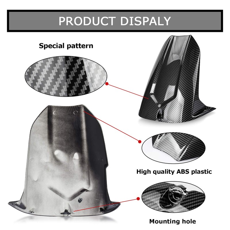 PSLER Rear Mudguard Tire Hugger for YZF R6 2003-2005 and