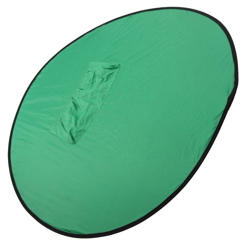 2 in 1 142cm Round Blue Green Screen Backdrop Double