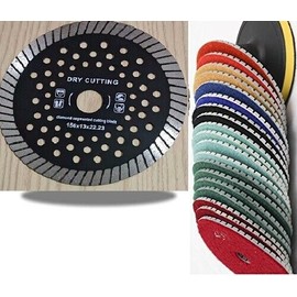 Roxx Tools 5" Diamond Turbo Blade polishing pad Granite Concrete stone Travertine Cutting