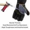 KIM YUAN Extreme Heat & Fire Resistant Gloves Leather with