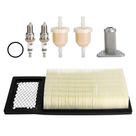 10L0L Golf Cart EZGO Tune Up Kit for EZGO TXT with 72368G01 Air Filter Fuel Filter Spark Plug Oil Filter Replacement Kit for TXT, Medalist & Marathon 1994-2005 295/350cc 4 Cycle Robins Motor