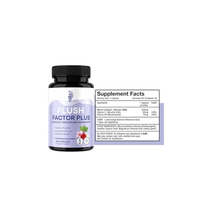 Flush Factor Plus Joint & Cartilage Support – Marine Collagen
