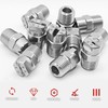 MroMax Flat Fan Spray Tip - 1/8BSPT Male Thread 304